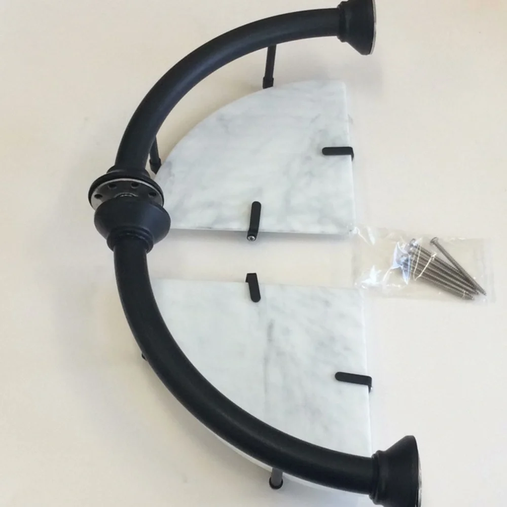 Marble Shower Shelf with screws